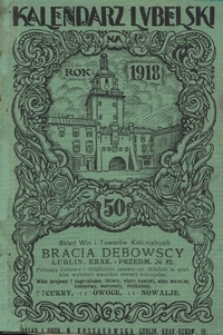 Kalendarz Lubelski Na Rok Zwyczajny 1918, R. 50