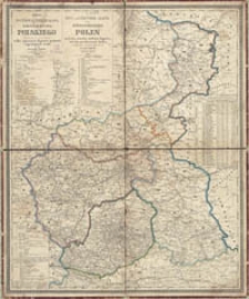 Karta pocztowa i przemysłowa Królestwa Polskiego = Post- und Industrie-Karte des Königsreichs Polen