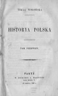 Historya polska. T. 1