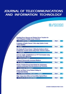 Journal of Telecommunications and Information Technology. 2021, nr 3