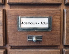 ADAMOWS-ADW Katalog alfabetyczny