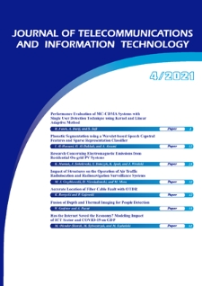 Journal of Telecommunications and Information Technology. 2021, nr 4