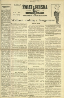Świat i Polska : tygodnik poświęcony zagadnieniom międzynarodowym. R. 3, nr 32 (8 sierpnia 1948)