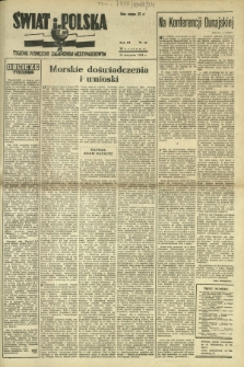 Świat i Polska : tygodnik poświęcony zagadnieniom międzynarodowym. R. 3, nr 34 (22 sierpnia 1948)