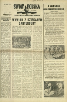 Świat i Polska : tygodnik poświęcony zagadnieniom międzynarodowym. R. 3, nr 36 (5 września 1948)