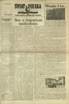 Świat i Polska : tygodnik poświęcony zagadnieniom międzynarodowym. R. 3, nr 37 (12 września 1948)