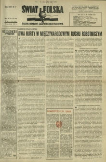 Świat i Polska : tygodnik poświęcony zagadnieniom międzynarodowym. R. 3, nr 50 (12 grudnia 1948)