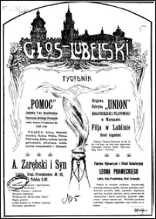 Głos Lubelski R. 1, nr 5 (26 kwiec. 1913)