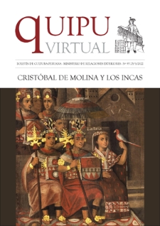 Quipu Virtual : boletín de cultura peruana / Ministerio de Relaciones Exteriores. no 95 (25/3/2022)