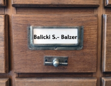 BALICKI S.-BALZER Katalog alfabetyczny
