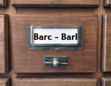BARC-BARL Katalog alfabetyczny