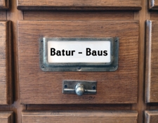 BATUR-BAUS Katalog alfabetyczny