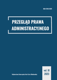 Recenzja: Iwona Sierpowska, "Śmierć w ujęciu prawa administracyjnego", Wolters Kluwer, Warszawa 2020, ss. 385