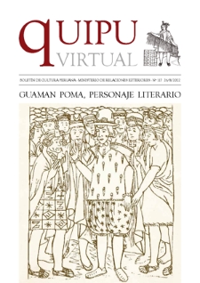 Quipu Virtual : boletín de cultura peruana / Ministerio de Relaciones Exteriores. no 117 (29/8/2022)