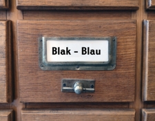 BLAK-BLAU Katalog alfabetyczny