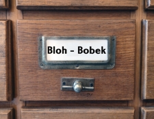 BLOH-BOBEK Katalog alfabetyczny