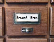BRAUNF-BRES Katalog alfabetyczny