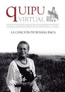 Quipu Virtual : boletín de cultura peruana / Ministerio de Relaciones Exteriores. no. 118 (2/9/2022)