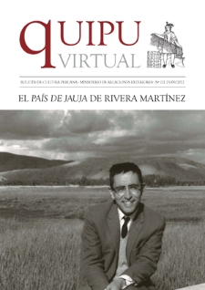 Quipu Virtual : boletín de cultura peruana / Ministerio de Relaciones Exteriores. no. 121 (23/9/2022)