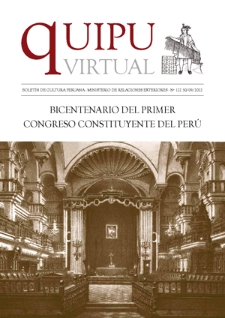 Quipu Virtual : boletín de cultura peruana / Ministerio de Relaciones Exteriores. no 122 (30/9/2022)