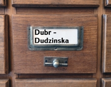 DUBR-DUDZINSKA Katalog alfabetyczny