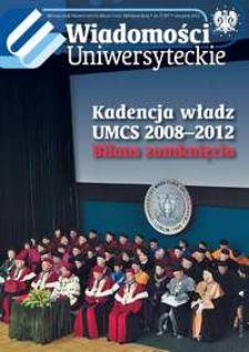 Wiadomości Uniwersyteckie R. 22, Nr 7 (sierp. 2012)