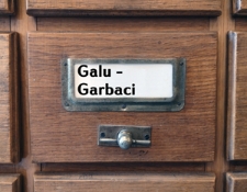 GALU-GARBACI Katalog alfabetyczny