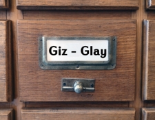 GIZ-GLAY Katalog alfabetyczny