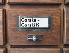 GORSKA I.-GORSKI K. Katalog alfabetyczny