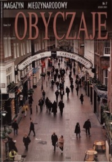 Obyczaje : magazyn międzynarodowy nr 7 (jesień 2001)