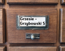 GRZESIE-GRZYBOWSKI S. Katalog alfabetyczny