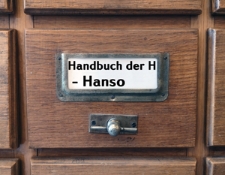 HANDBUCH DER H.-HANSO Katalog alfabetyczny