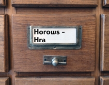HOROWS-HRA Katalog alfabetyczny