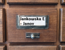 JANKOWSKA E.-JANOV Katalog alfabetyczny