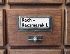KACH-KACZMAREK L. Katalog alfabetyczny