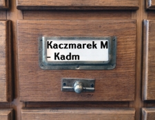 KACZMAREK M.-KADM Katalog alfabetyczny