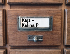 KAJZ-KALINA P. Katalog alfabetyczny