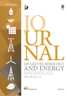Journal of Geotechnology and Energy. VolL.40, no 3 (2023)