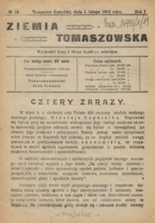 Ziemia Tomaszowska R. 1, Nr 19 (5 luty 1923)