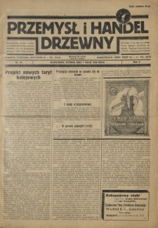 Przemysł i Handel Drzewny / red. Adam Schwarz. R.5, nr 46 (7 maja 1929)