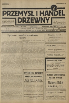 Przemysł i Handel Drzewny / red. Adam Schwarz. R.5, nr 57 (1 czerwca 1929)