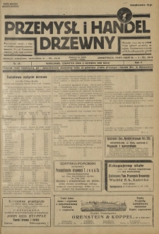 Przemysł i Handel Drzewny / red. Adam Schwarz. R.5, nr 59 (6 czerwca 1929)