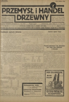Przemysł i Handel Drzewny / red. Adam Schwarz. R.5, nr 61 (11 czerwca 1929)