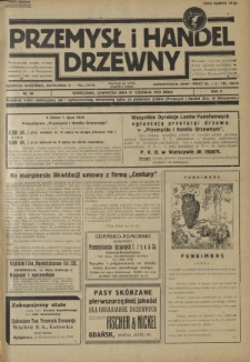 Przemysł i Handel Drzewny / red. Adam Schwarz. R.5, nr 68 (27 czerwca 1929)
