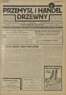 Przemysł i Handel Drzewny / red. Adam Schwarz. R.5, nr 69 (2 lipca 1929)