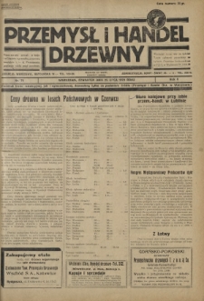 Przemysł i Handel Drzewny / red. Adam Schwarz. R.5, nr 79 (25 lipca 1929)