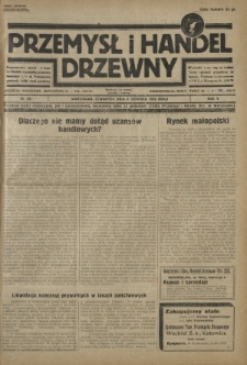 Przemysł i Handel Drzewny / red. Adam Schwarz. R.5, nr 85 (8 sierpnia 1929)
