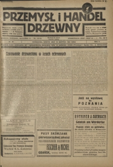 Przemysł i Handel Drzewny / red. Adam Schwarz. R.5, nr 86 (10 sierpnia 1929)