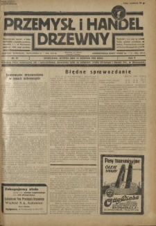 Przemysł i Handel Drzewny / red. Adam Schwarz. R.5, nr 87 (13 sierpnia 1929)
