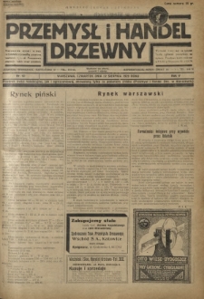 Przemysł i Handel Drzewny / red. Adam Schwarz. R.5, nr 90 (22 sierpnia 1929)